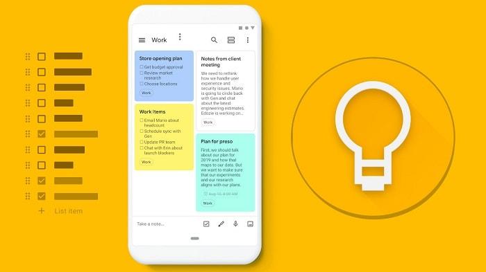 google keep - shopping list app alternatives