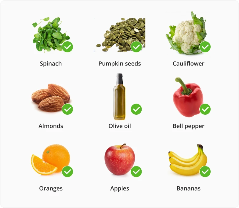 Foods to eat on a Vegan Diet